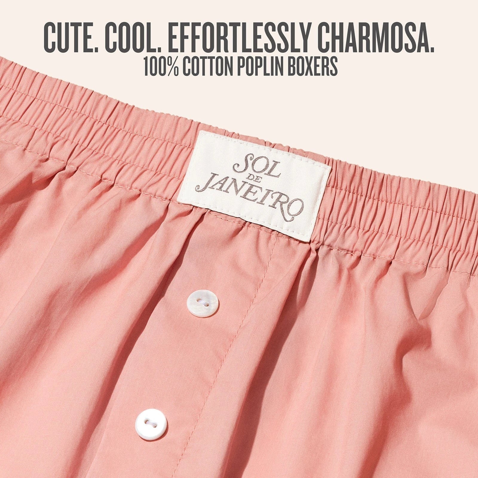 Rosa Poplin Boxer Shorts